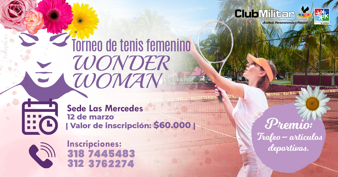 TORNEO DE TENIS FEMENINO WONDER WOMAN