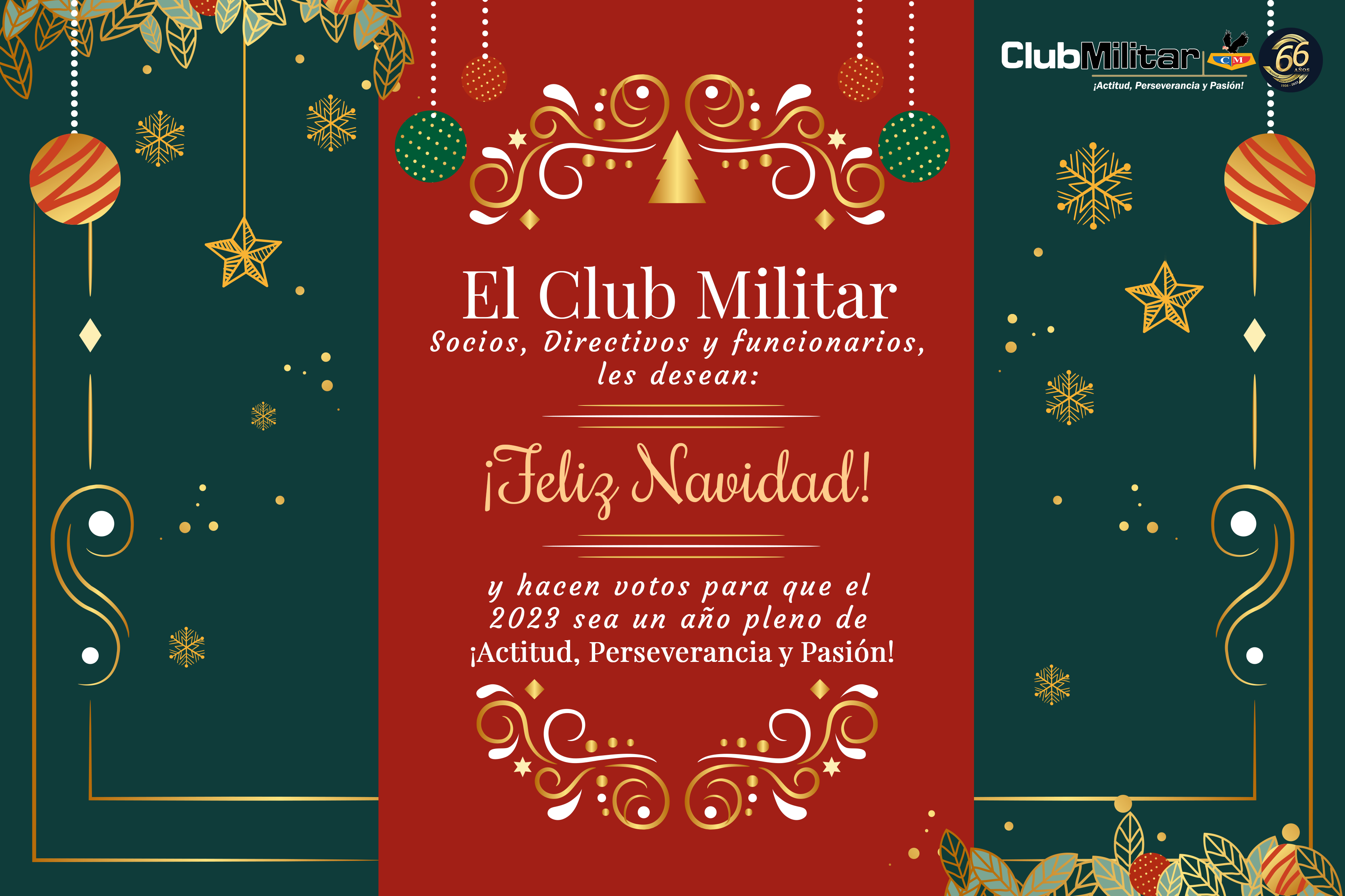 Feliz Navidad y Próspero Año Nuevo - Club Militar