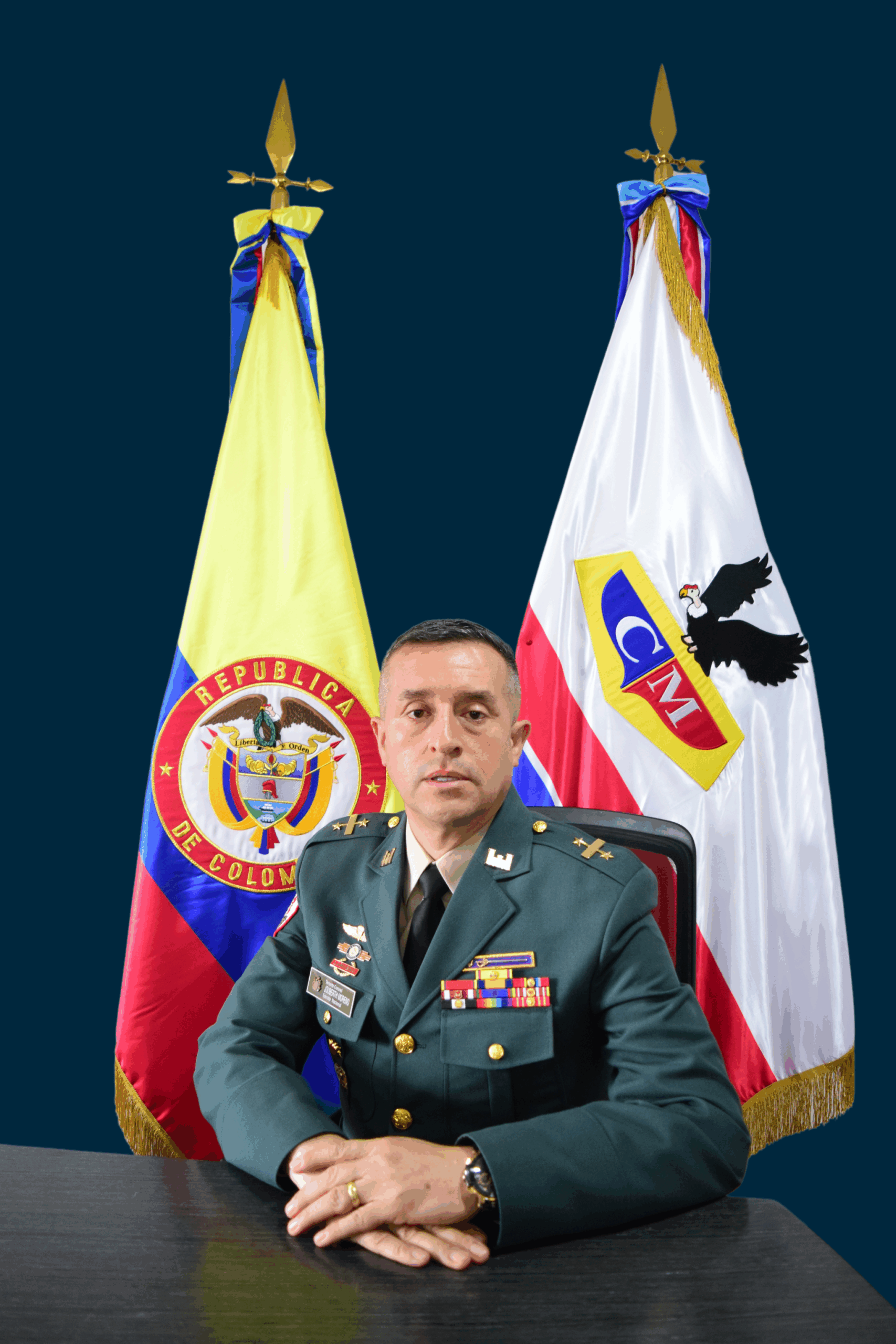 Teniente Coronel Jouberth Mauricio Moreno Maldonado - Apoyo Grupo Gestión Sede Las Mercedes